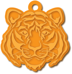 نمر · تصميم خط عربي ومجوهرات ليزر · مسار مغلق للفايبر ليزر · Gold Name - اسمك ذهب