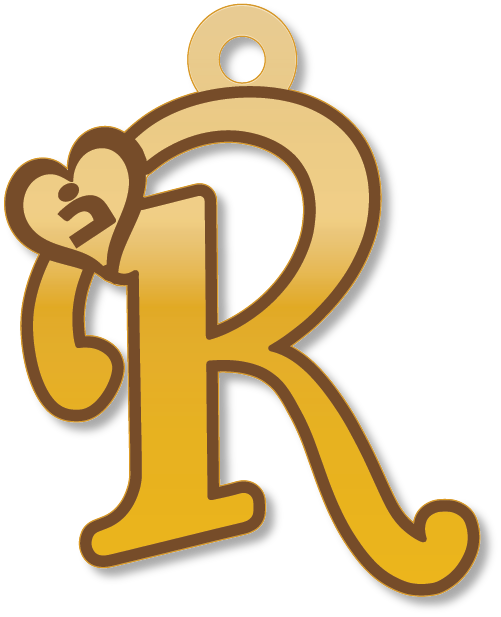 R · تصميم خط عربي ومجوهرات ليزر · مسار مغلق للفايبر ليزر · Gold Name - اسمك ذهب
