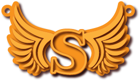 S · Arabic Calligraphy Laser Jewelry CAD · Closed Vector Path for Fiber Laser · Gold Name
