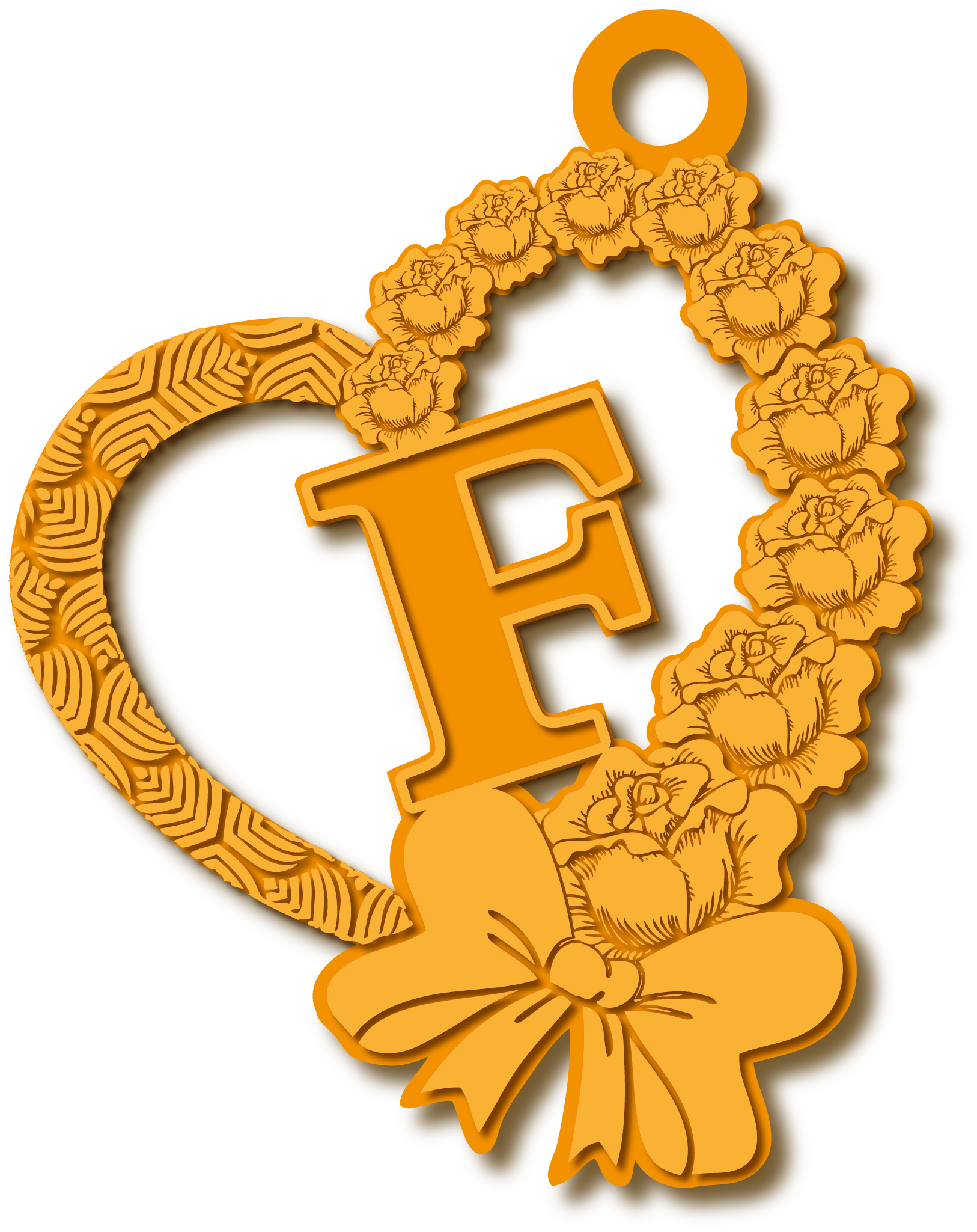 F · تصميم خط عربي ومجوهرات ليزر · مسار مغلق للفايبر ليزر · Gold Name - اسمك ذهب