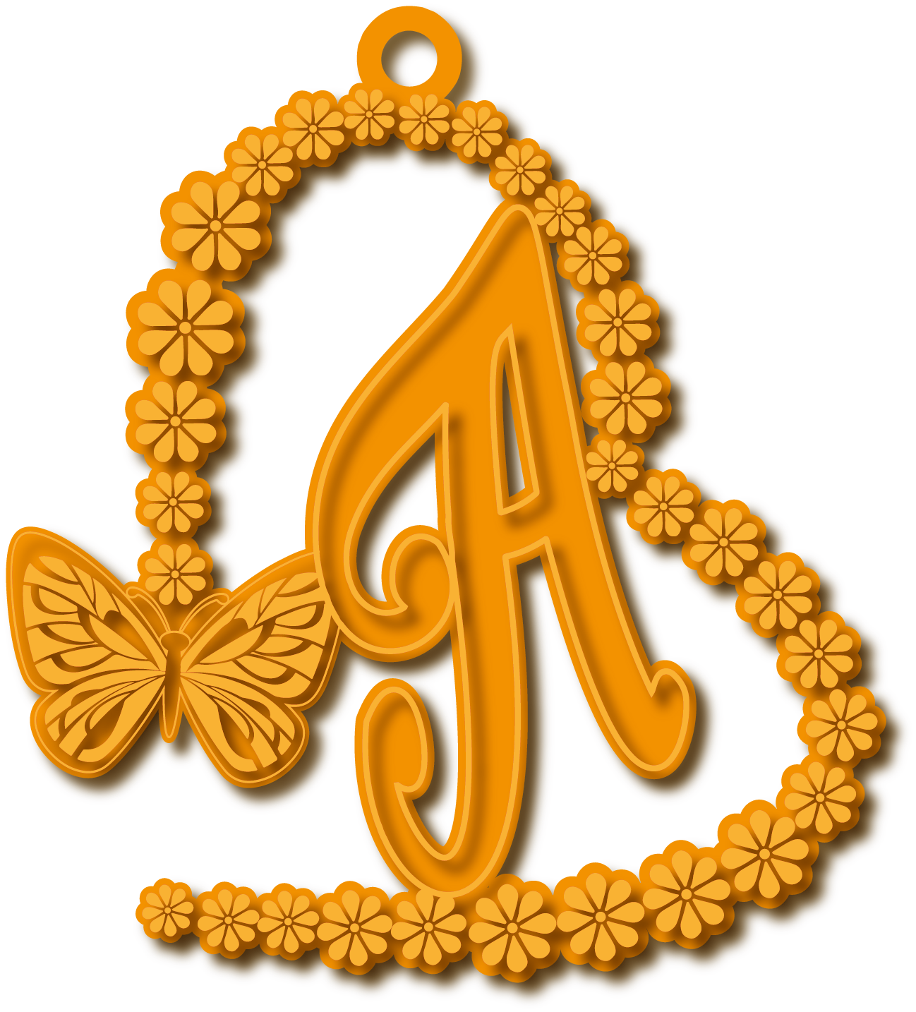 حرفA · تصميم خط عربي ومجوهرات ليزر · مسار مغلق للفايبر ليزر · Gold Name - اسمك ذهب