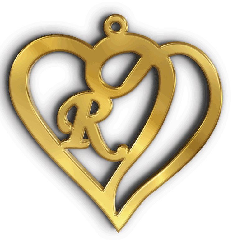 R · تصميم خط عربي ومجوهرات ليزر · مسار مغلق للفايبر ليزر · Gold Name - اسمك ذهب