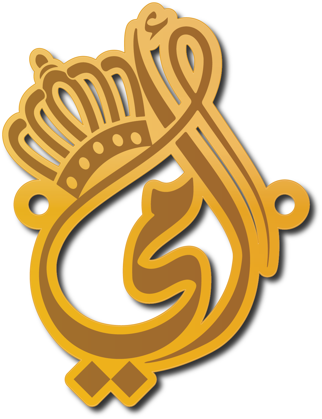 أمي · تصميم خط عربي ومجوهرات ليزر · مسار مغلق للفايبر ليزر · Gold Name - اسمك ذهب