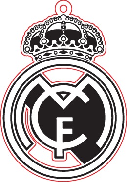 ميداليه ريال مدريد · تصميم خط عربي ومجوهرات ليزر · مسار مغلق للفايبر ليزر · Gold Name - اسمك ذهب