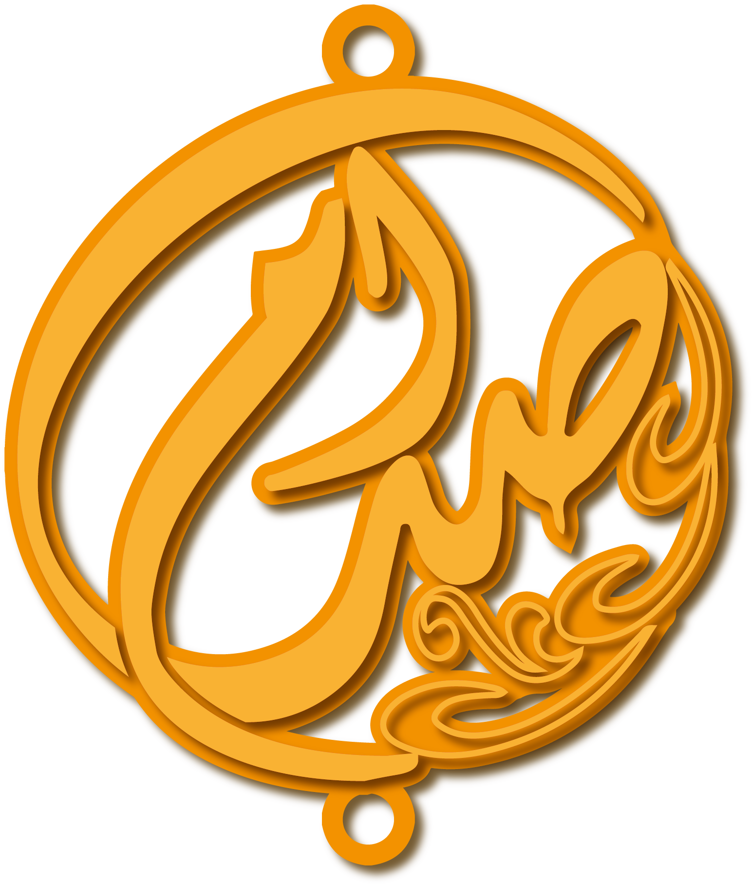 صدام · تصميم خط عربي ومجوهرات ليزر · مسار مغلق للفايبر ليزر · Gold Name - اسمك ذهب