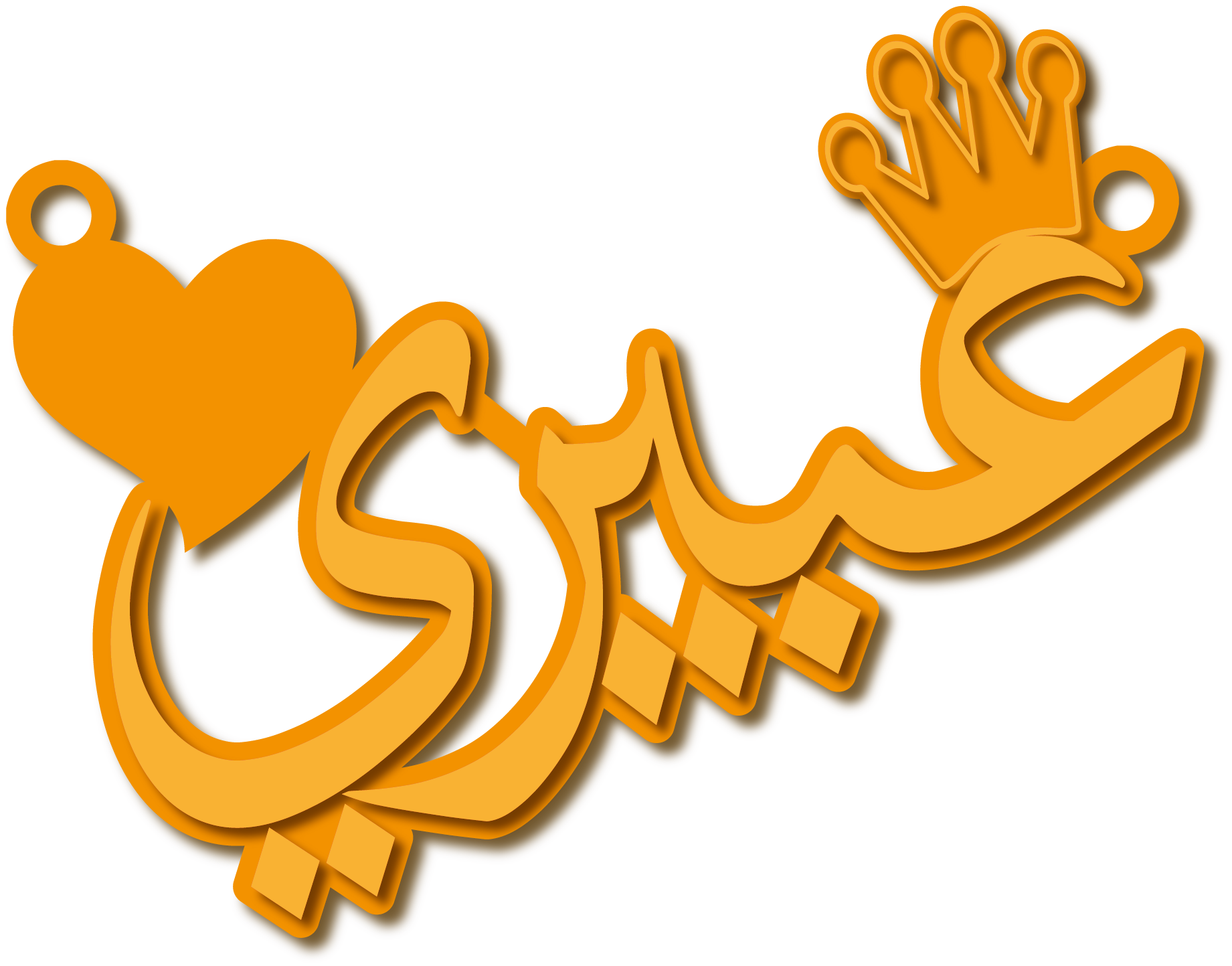 عبيري · Arabic Calligraphy Laser Jewelry CAD · Closed Vector Path for Fiber Laser · Gold Name