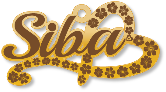 Siba صبا · تصميم خط عربي ومجوهرات ليزر · مسار مغلق للفايبر ليزر · Gold Name - اسمك ذهب
