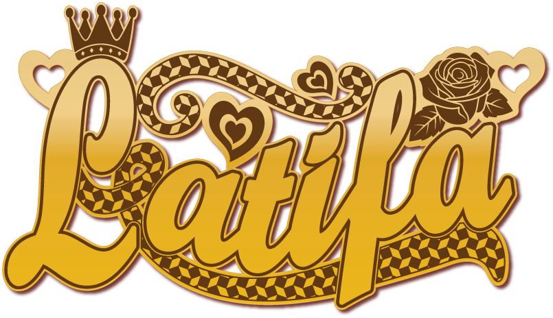 Latila · Arabic Calligraphy Laser Jewelry CAD · Closed Vector Path for Fiber Laser · Gold Name