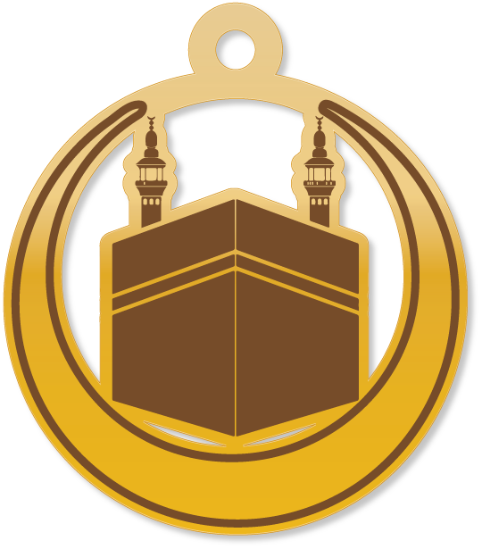 قلادة الكعبه مع الهلال