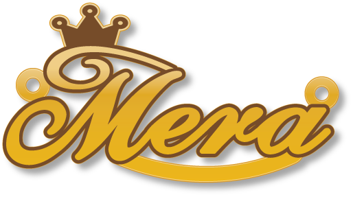 Mera · Arabic Calligraphy Laser Jewelry CAD · Closed Vector Path for Fiber Laser · Gold Name