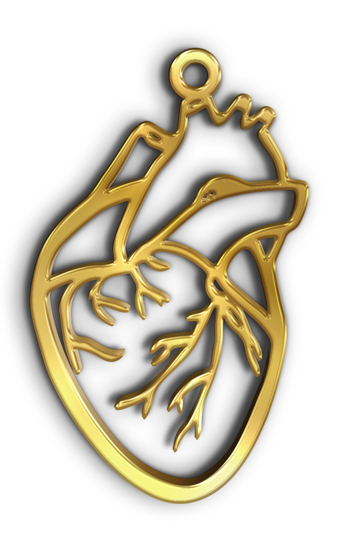 قلب · تصميم خط عربي ومجوهرات ليزر · مسار مغلق للفايبر ليزر · Gold Name - اسمك ذهب