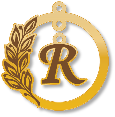 R · تصميم خط عربي ومجوهرات ليزر · مسار مغلق للفايبر ليزر · Gold Name - اسمك ذهب