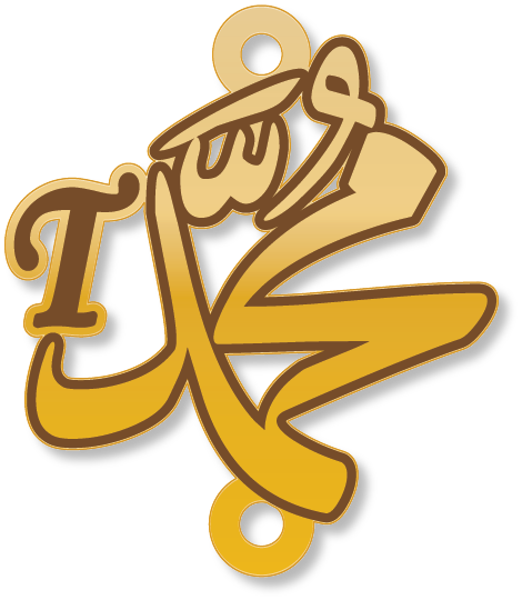 محمد T · تصميم خط عربي ومجوهرات ليزر · مسار مغلق للفايبر ليزر · Gold Name - اسمك ذهب