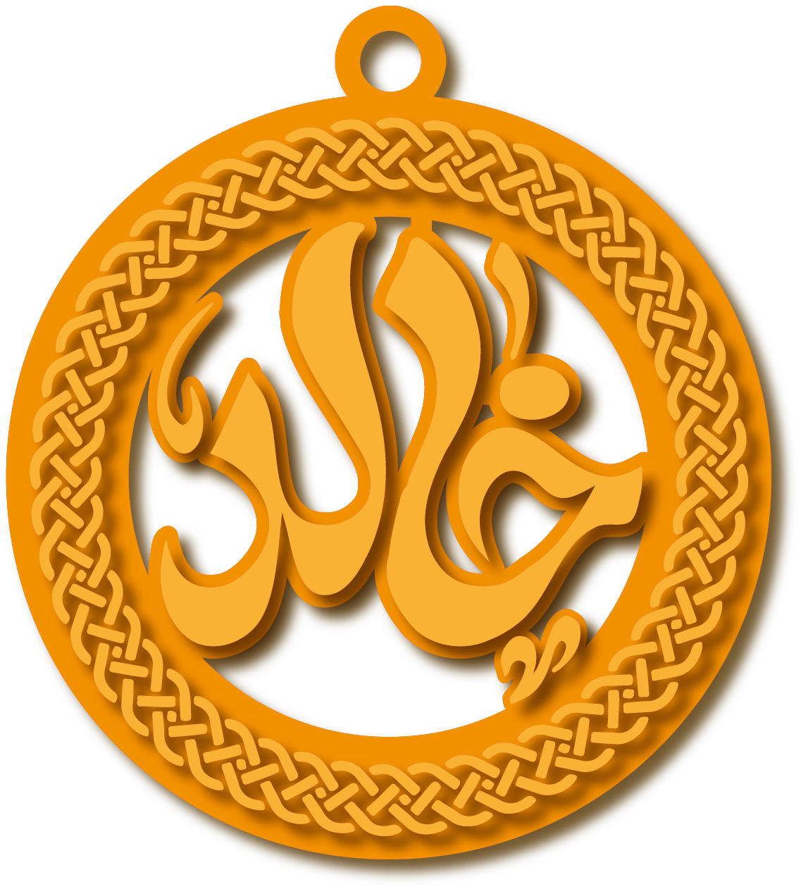 خالد · تصميم خط عربي ومجوهرات ليزر · مسار مغلق للفايبر ليزر · Gold Name - اسمك ذهب