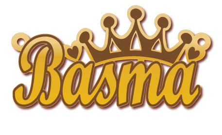 Batman بسمه · Arabic Calligraphy Laser Jewelry CAD · Closed Vector Path for Fiber Laser · Gold Name