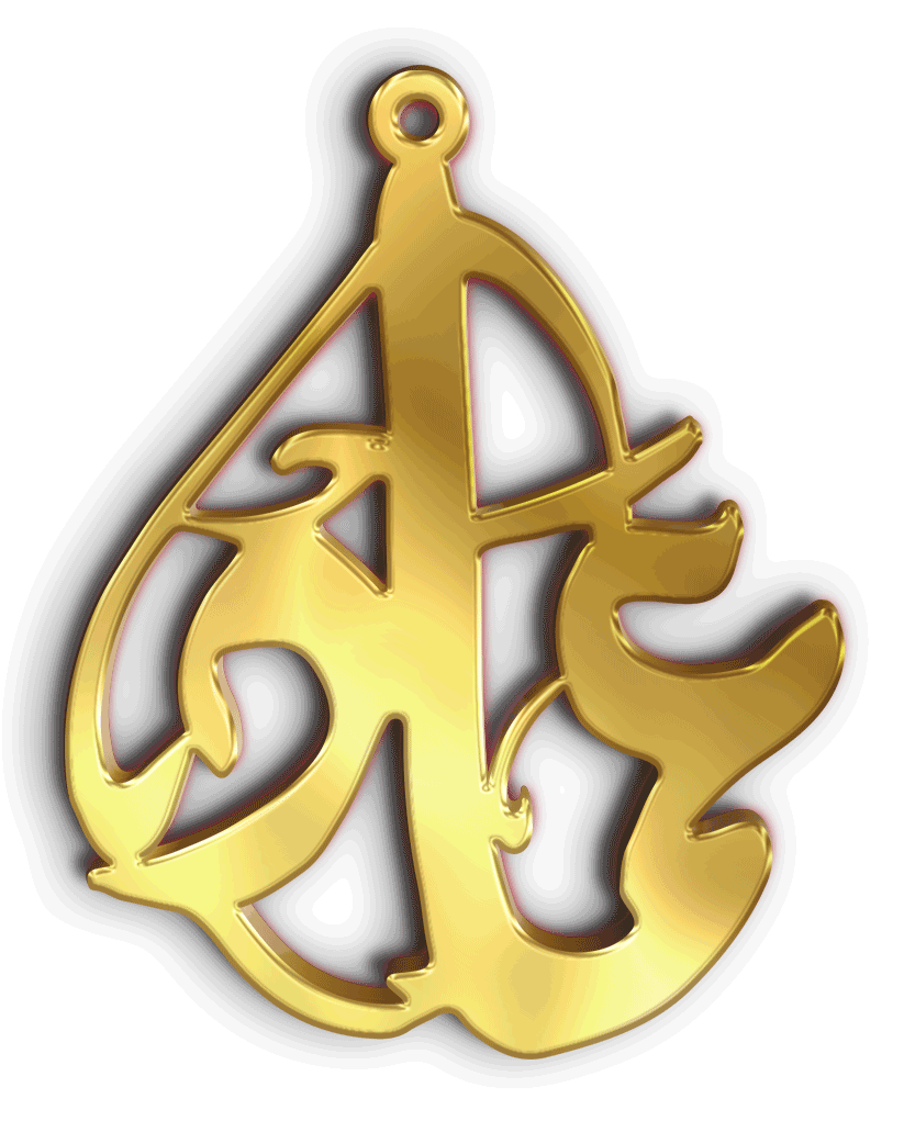 عماد · تصميم خط عربي ومجوهرات ليزر · مسار مغلق للفايبر ليزر · Gold Name - اسمك ذهب