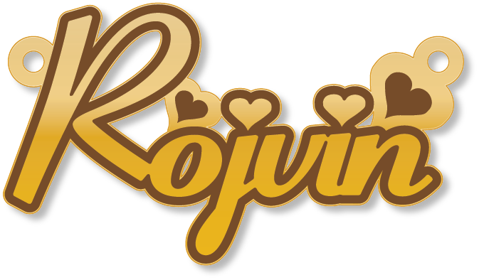 Roving · تصميم خط عربي ومجوهرات ليزر · مسار مغلق للفايبر ليزر · Gold Name - اسمك ذهب