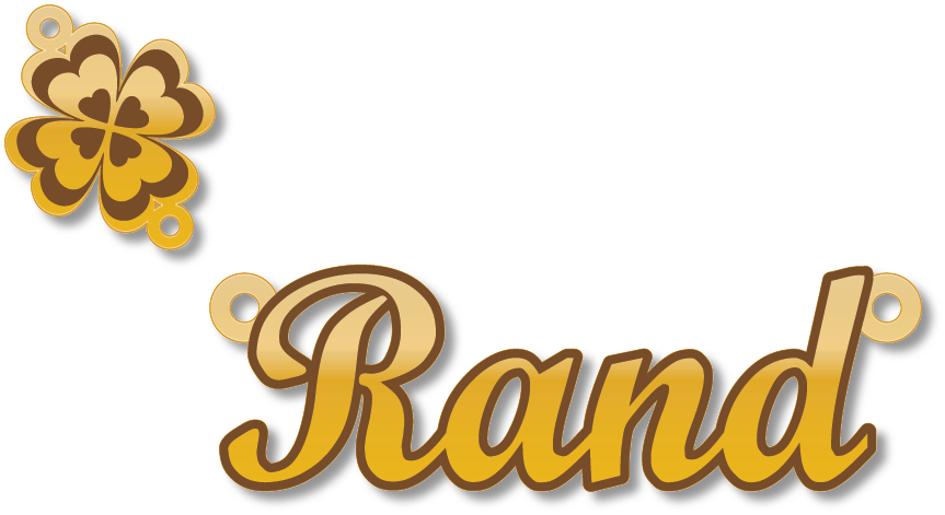 Rand · تصميم خط عربي ومجوهرات ليزر · مسار مغلق للفايبر ليزر · Gold Name - اسمك ذهب
