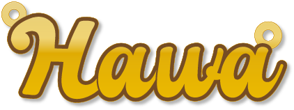 Hawa · Arabic Calligraphy Laser Jewelry CAD · Closed Vector Path for Fiber Laser · Gold Name