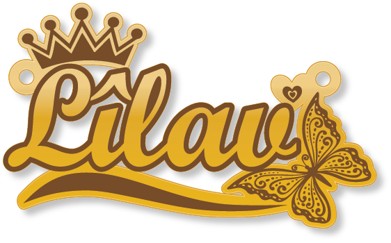 Lilau ليلاف بالكردية Lîla · تصميم خط عربي ومجوهرات ليزر · مسار مغلق للفايبر ليزر · Gold Name - اسمك ذهب