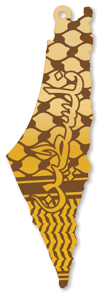 خريطه فلسطين · تصميم خط عربي ومجوهرات ليزر · مسار مغلق للفايبر ليزر · Gold Name - اسمك ذهب