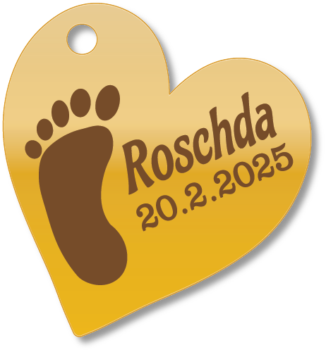 Roschda · Arabic Calligraphy Laser Jewelry CAD · Closed Vector Path for Fiber Laser · Gold Name