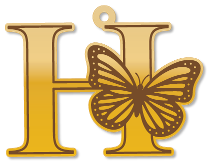 H · تصميم خط عربي ومجوهرات ليزر · مسار مغلق للفايبر ليزر · Gold Name - اسمك ذهب