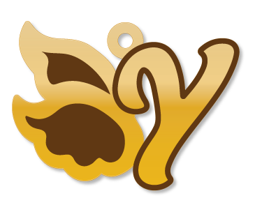 Y · تصميم خط عربي ومجوهرات ليزر · مسار مغلق للفايبر ليزر · Gold Name - اسمك ذهب