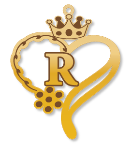 R · Arabic Calligraphy Laser Jewelry CAD · Closed Vector Path for Fiber Laser · Gold Name