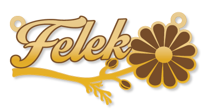 Telek · تصميم خط عربي ومجوهرات ليزر · مسار مغلق للفايبر ليزر · Gold Name - اسمك ذهب