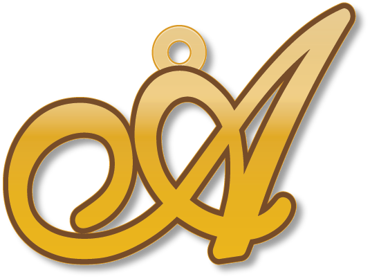 A · تصميم خط عربي ومجوهرات ليزر · مسار مغلق للفايبر ليزر · Gold Name - اسمك ذهب