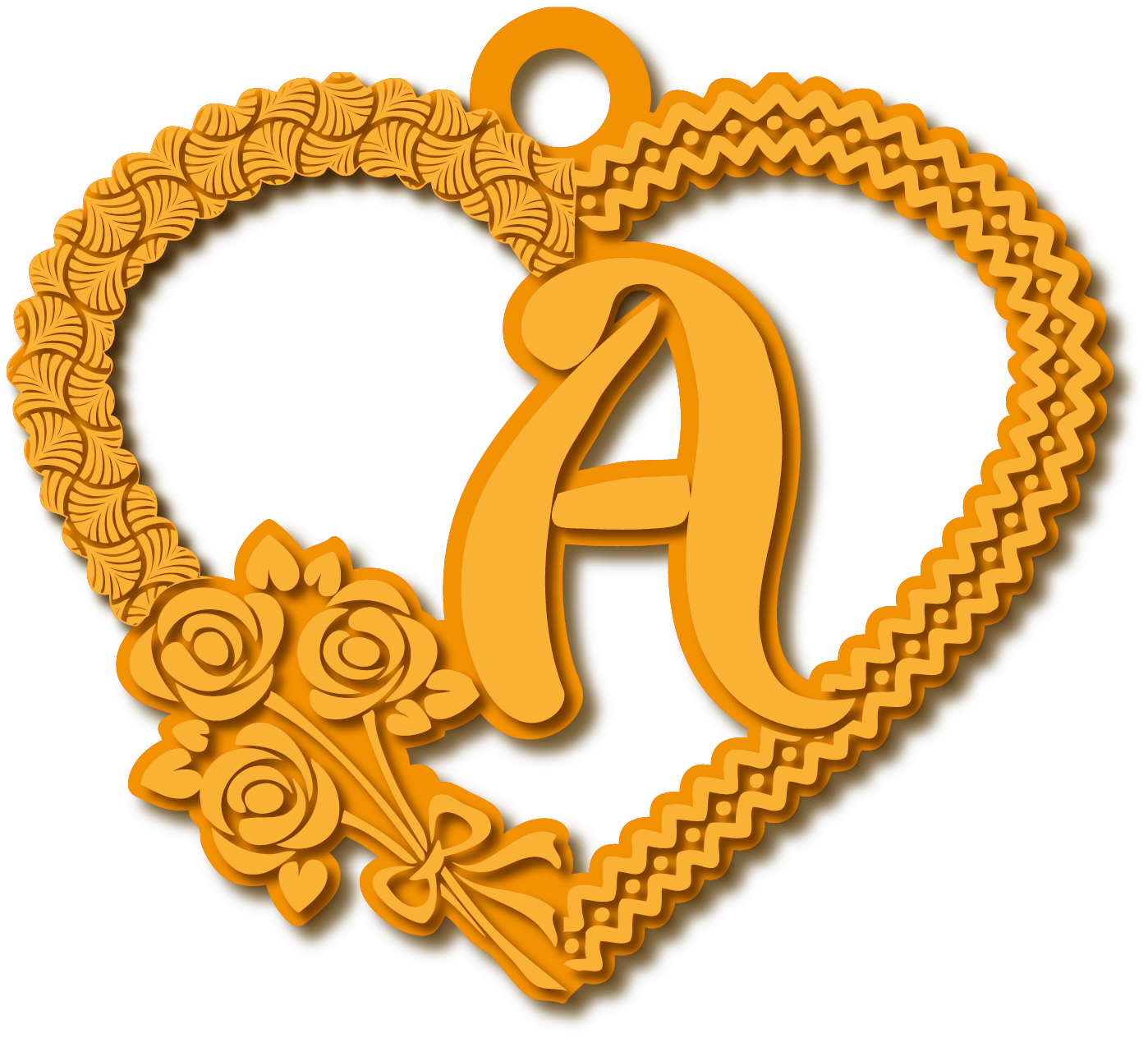 A · تصميم خط عربي ومجوهرات ليزر · مسار مغلق للفايبر ليزر · Gold Name - اسمك ذهب