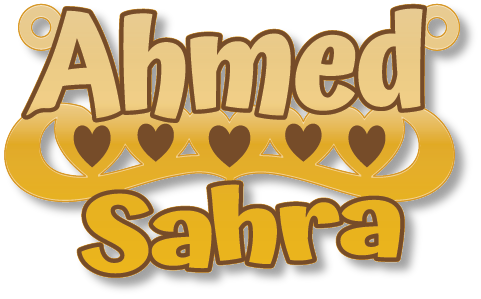 Ahmed Sahra · تصميم خط عربي ومجوهرات ليزر · مسار مغلق للفايبر ليزر · Gold Name - اسمك ذهب