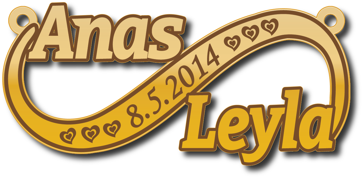 Anas Leyia · تصميم خط عربي ومجوهرات ليزر · مسار مغلق للفايبر ليزر · Gold Name - اسمك ذهب