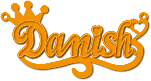 Danish · Arabic Calligraphy Laser Jewelry CAD · Closed Vector Path for Fiber Laser · Gold Name