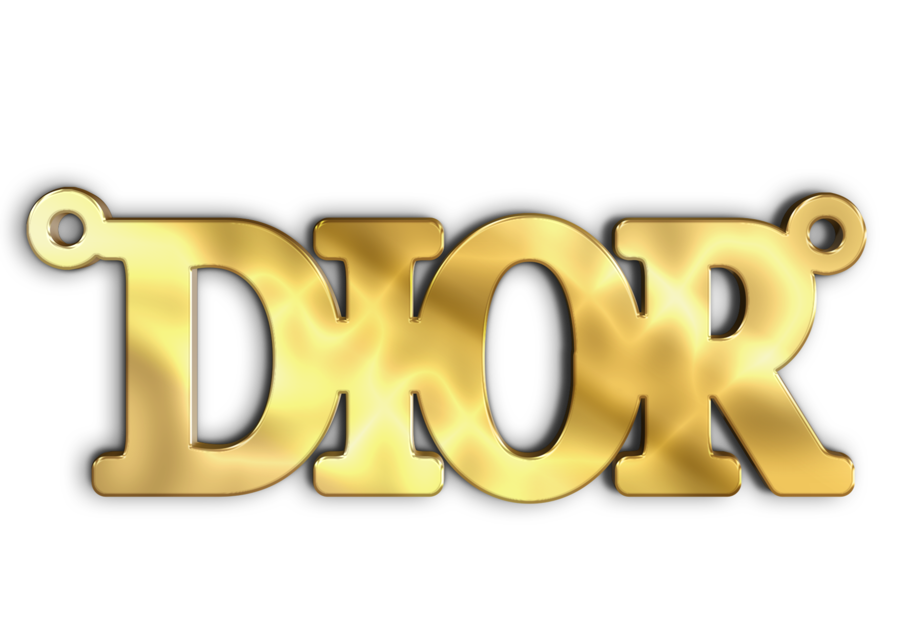 Dior · تصميم خط عربي ومجوهرات ليزر · مسار مغلق للفايبر ليزر · Gold Name - اسمك ذهب