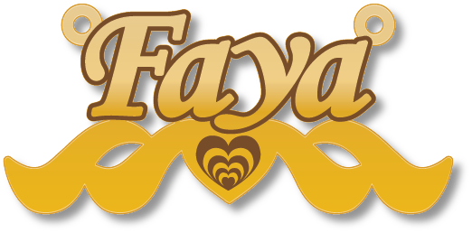 Faya · تصميم خط عربي ومجوهرات ليزر · مسار مغلق للفايبر ليزر · Gold Name - اسمك ذهب