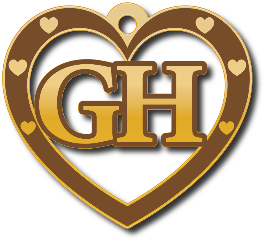 G H · تصميم خط عربي ومجوهرات ليزر · مسار مغلق للفايبر ليزر · Gold Name - اسمك ذهب