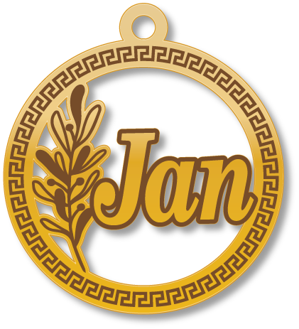Jan · تصميم خط عربي ومجوهرات ليزر · مسار مغلق للفايبر ليزر · Gold Name - اسمك ذهب