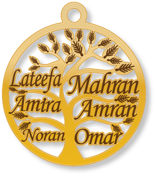3009 · Arabic Calligraphy Laser Jewelry CAD · Closed Vector Path for Fiber Laser · Gold Name
