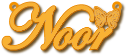 Noor · تصميم خط عربي ومجوهرات ليزر · مسار مغلق للفايبر ليزر · Gold Name - اسمك ذهب