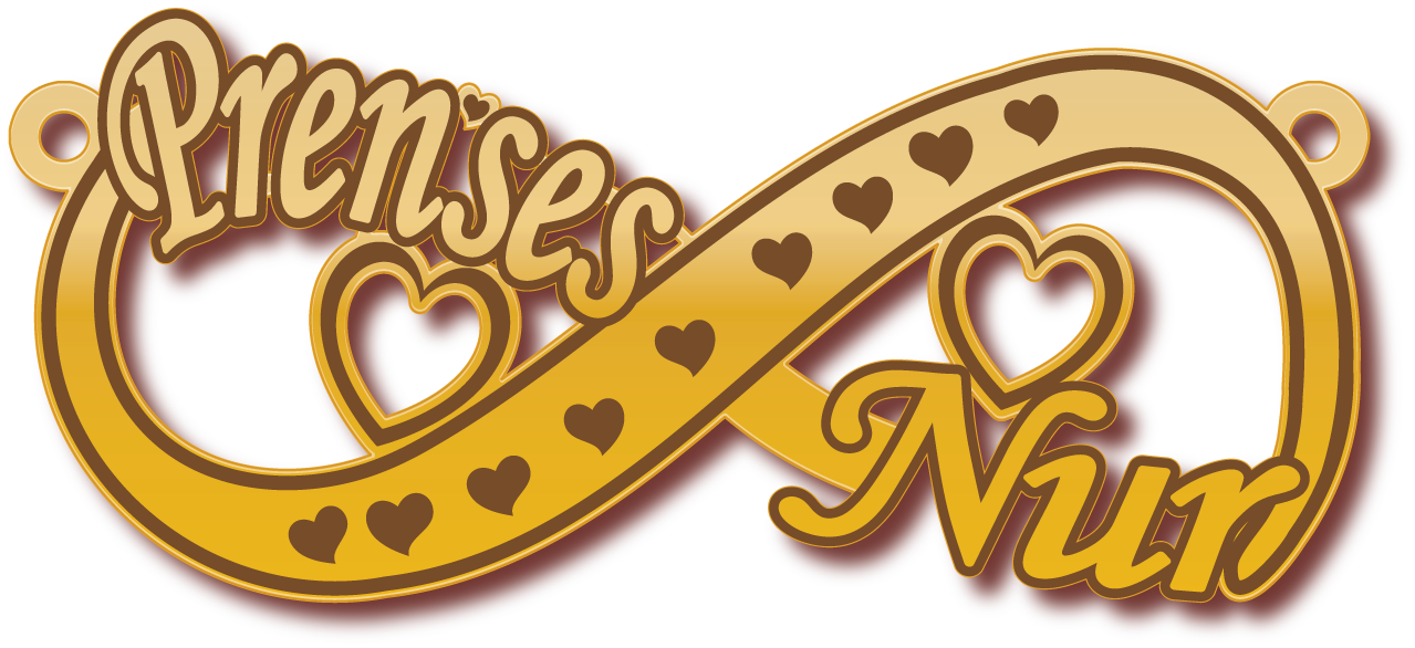 Presses Nur · Arabic Calligraphy Laser Jewelry CAD · Closed Vector Path for Fiber Laser · Gold Name