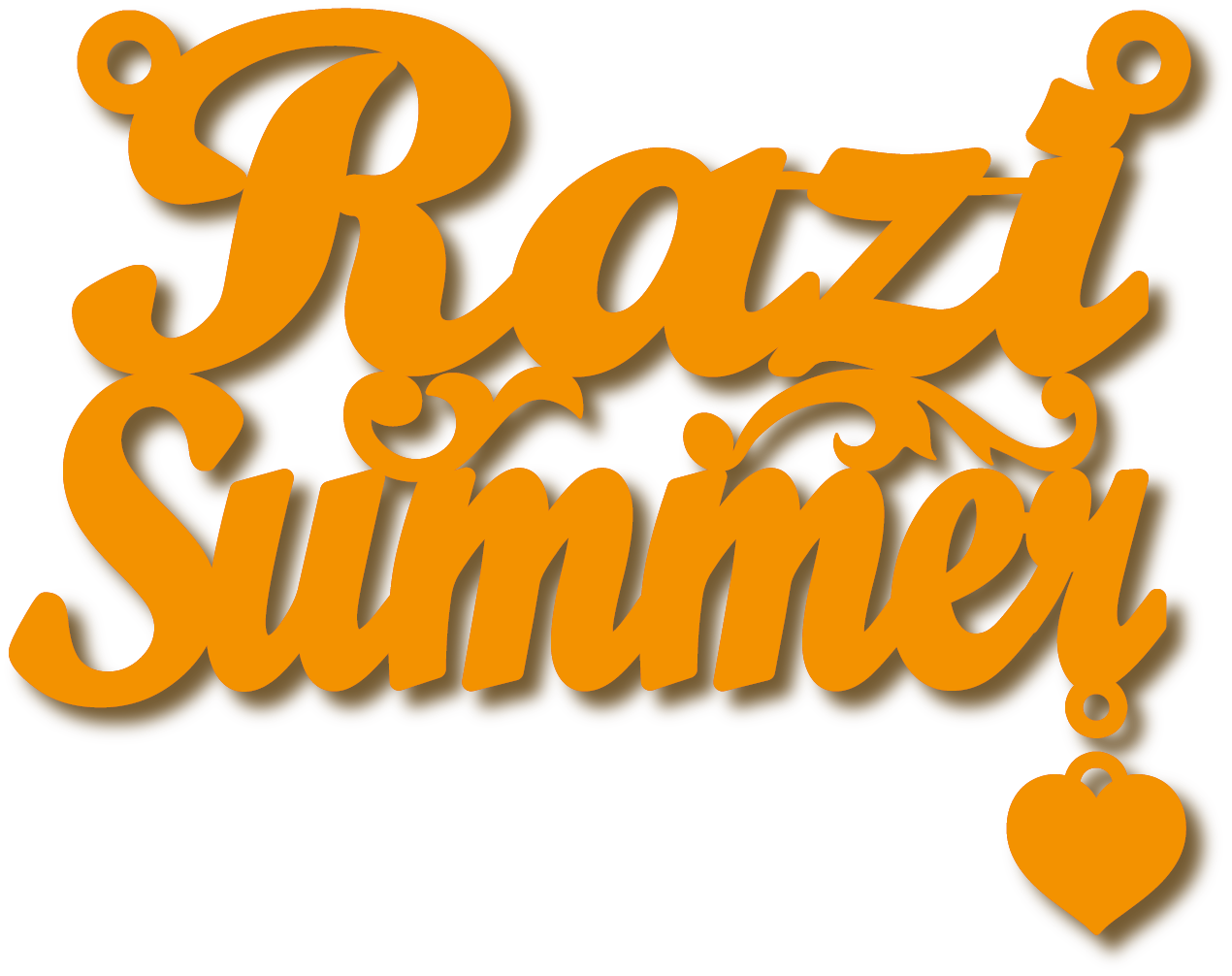 Razi Summer · تصميم خط عربي ومجوهرات ليزر · مسار مغلق للفايبر ليزر · Gold Name - اسمك ذهب