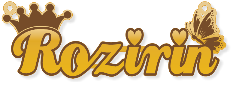 Rozirin · تصميم خط عربي ومجوهرات ليزر · مسار مغلق للفايبر ليزر · Gold Name - اسمك ذهب