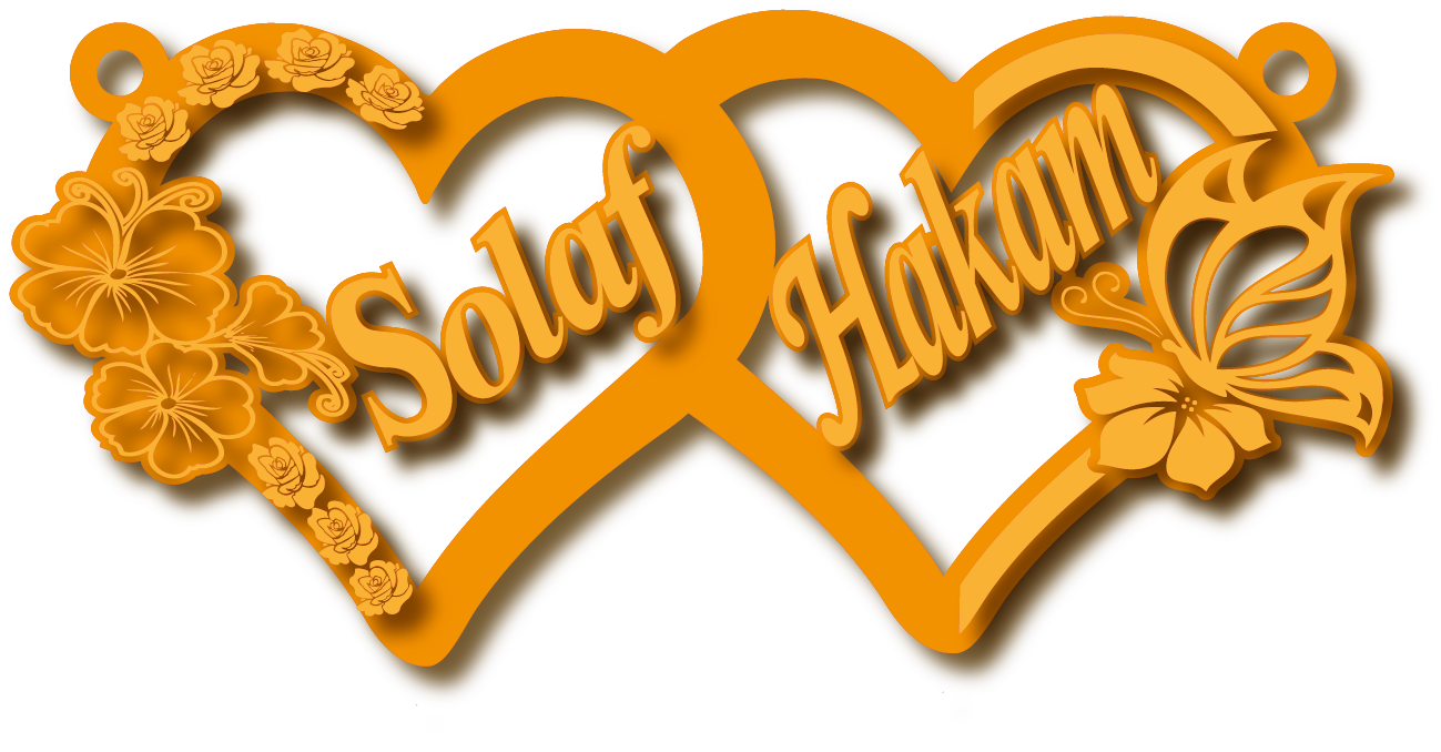 Solaf Hakam · Arabic Calligraphy Laser Jewelry CAD · Closed Vector Path for Fiber Laser · Gold Name