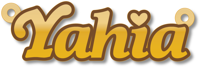 yahia · تصميم خط عربي ومجوهرات ليزر · مسار مغلق للفايبر ليزر · Gold Name - اسمك ذهب