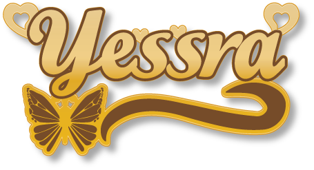 Yessra · تصميم خط عربي ومجوهرات ليزر · مسار مغلق للفايبر ليزر · Gold Name - اسمك ذهب