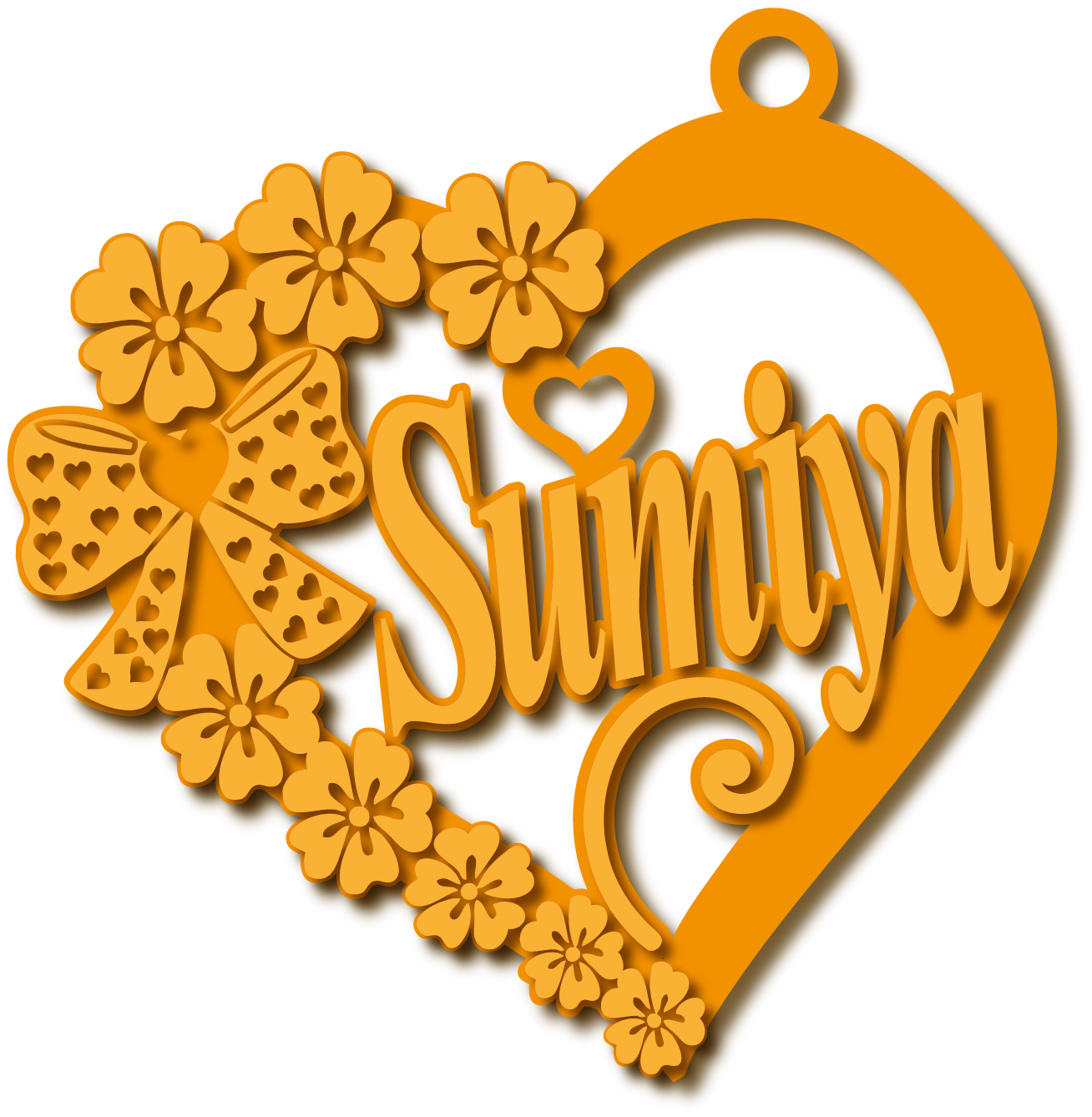 Sumiya · تصميم خط عربي ومجوهرات ليزر · مسار مغلق للفايبر ليزر · Gold Name - اسمك ذهب